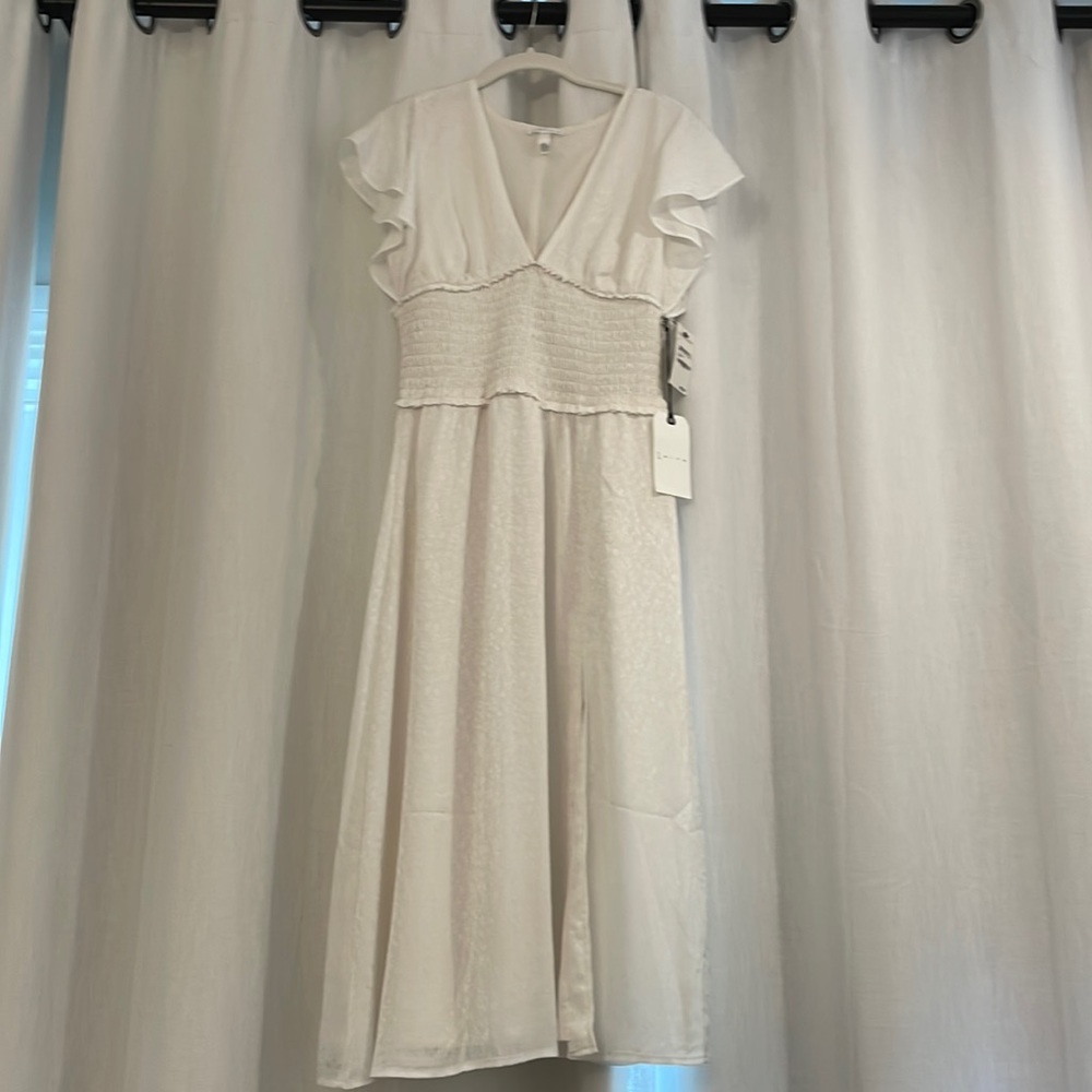 NEW Leith dress in ivory with tags
